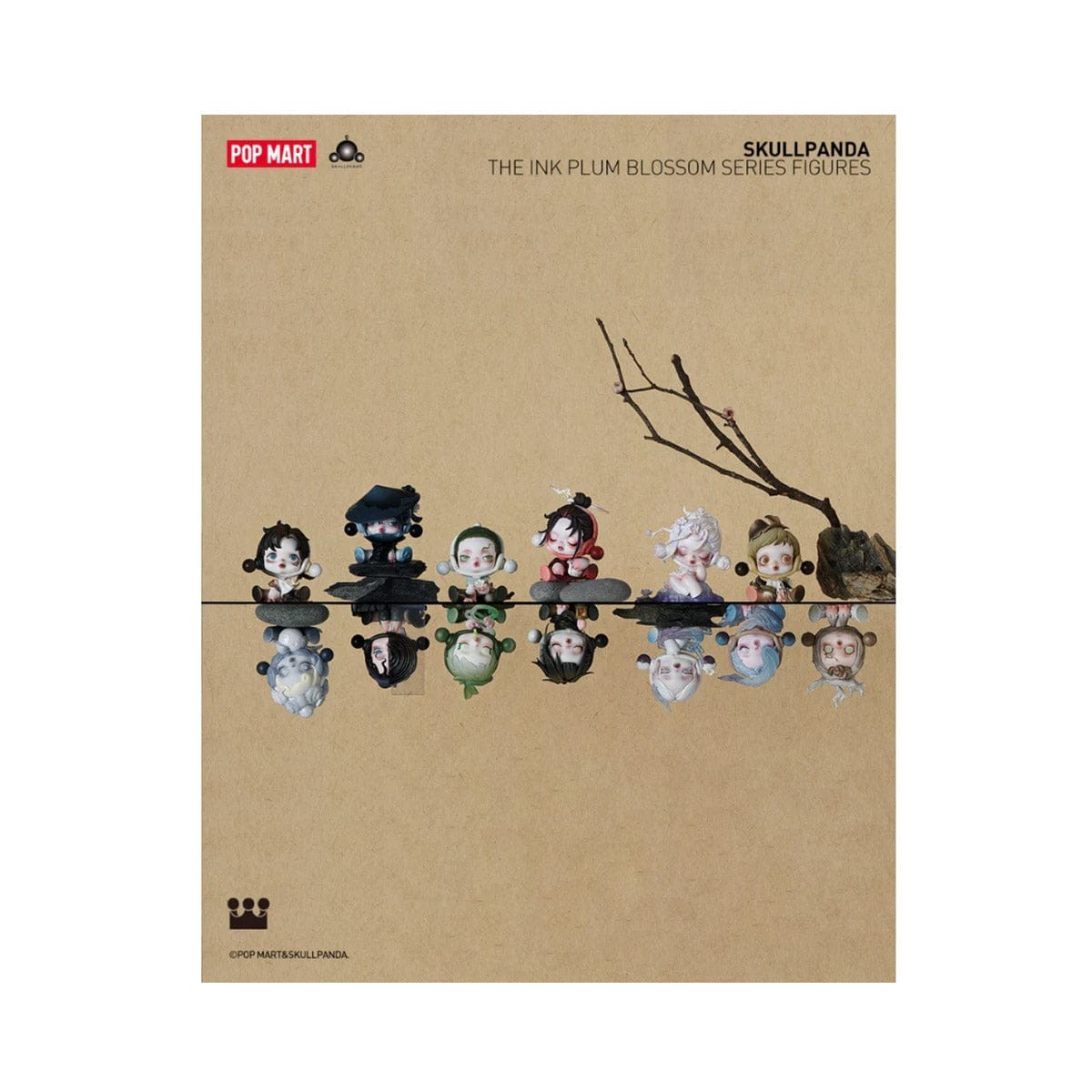 SKULLPANDA The Ink Plum Blossom Series Blind Box