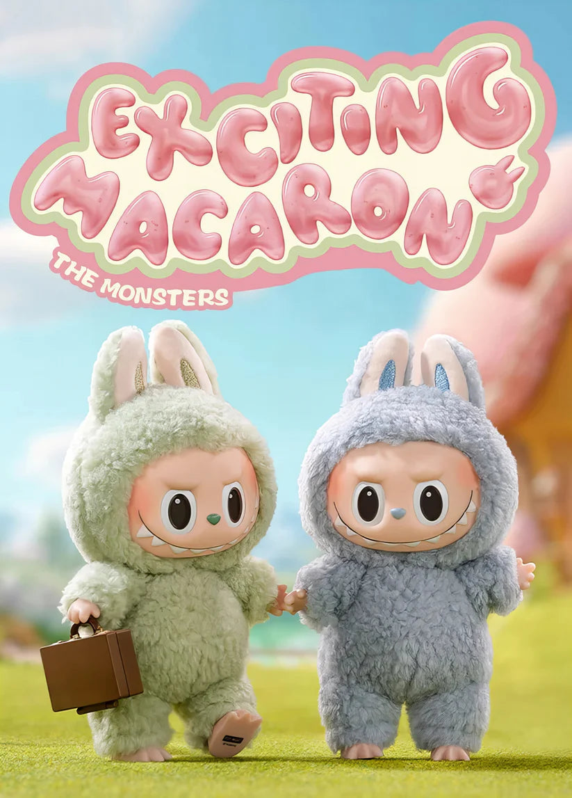 THE MONSTERS Labubu Exciting Macaron Vinyl Face Blind Box